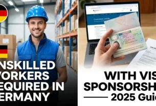Unskilled Workers Required in Germany with Visa Sponsorship—2025Guide